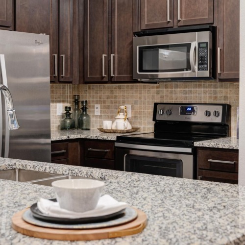 Beautiful kitchens with designer finishes a kitchen with wooden cabinets