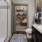 a bathroom with a glass shower